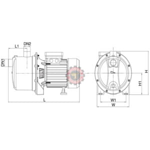 Pompe Centrifuge Multicellulaire En Inox 5XCm120C LEO Tunisie