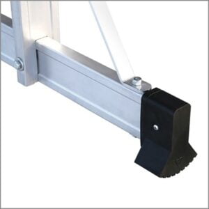 Pieds antidérapants avec stabilisateur horizontal et supports latéraux