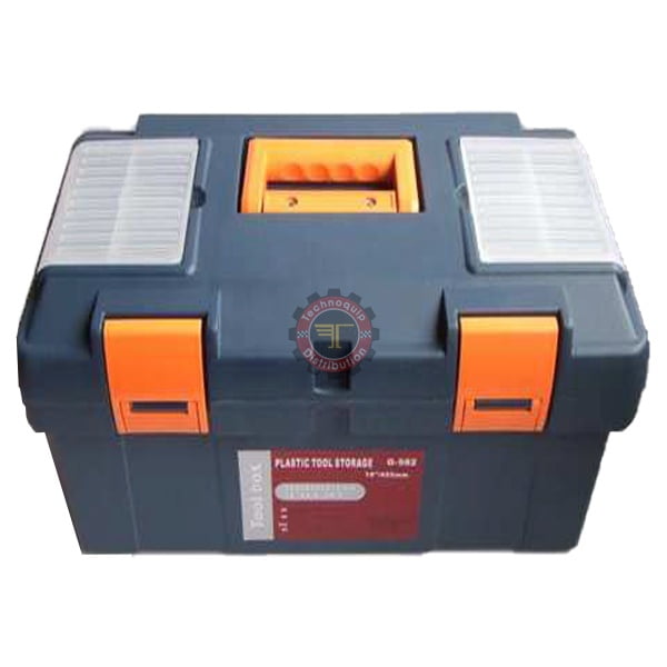 Caisse à outils en plastique résistant