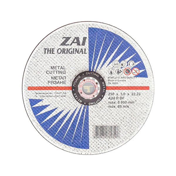 Disque tronçonner acier / inox ZAI
