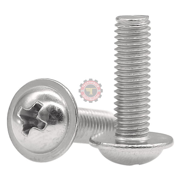 Vis à tête cylindrique avec col DIN967