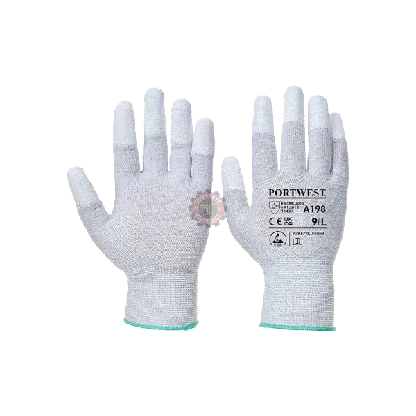 Gant doigts enduit PU A198 antistatique PORTWEST 