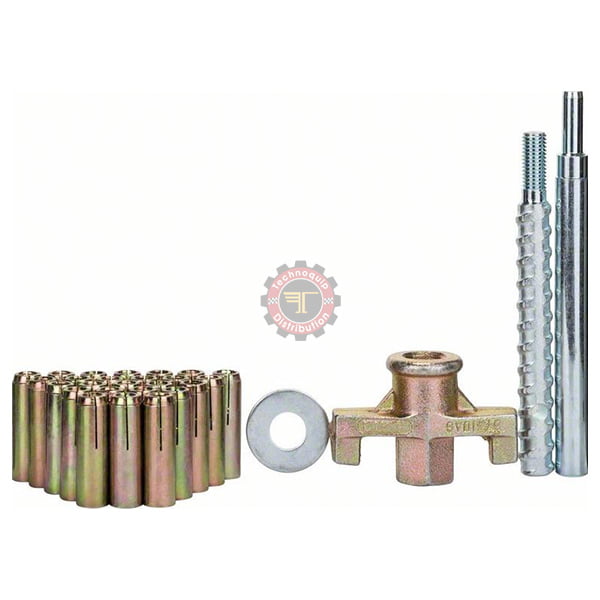 Kit de fixation pour béton 27 pièces