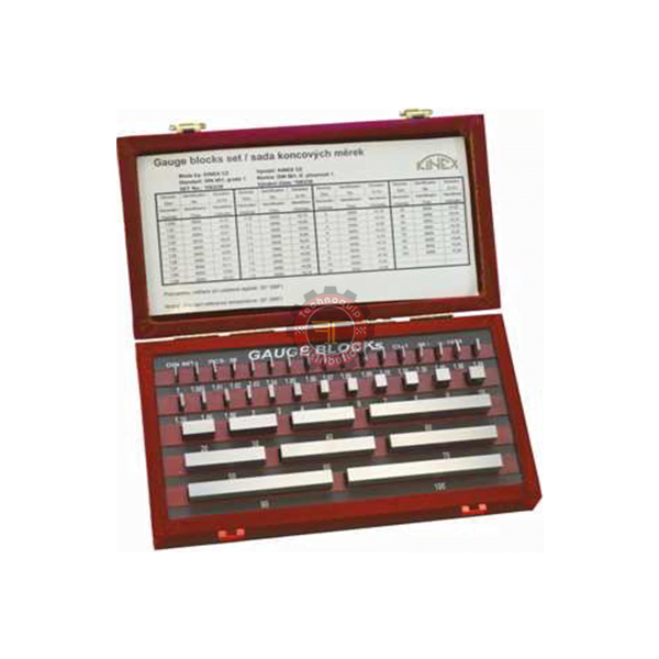 Jeu de 47 cales étalon en acier DIN861