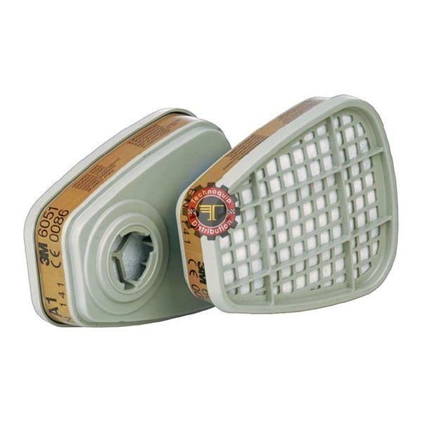 Paire de filtres vapeurs organiques 6051