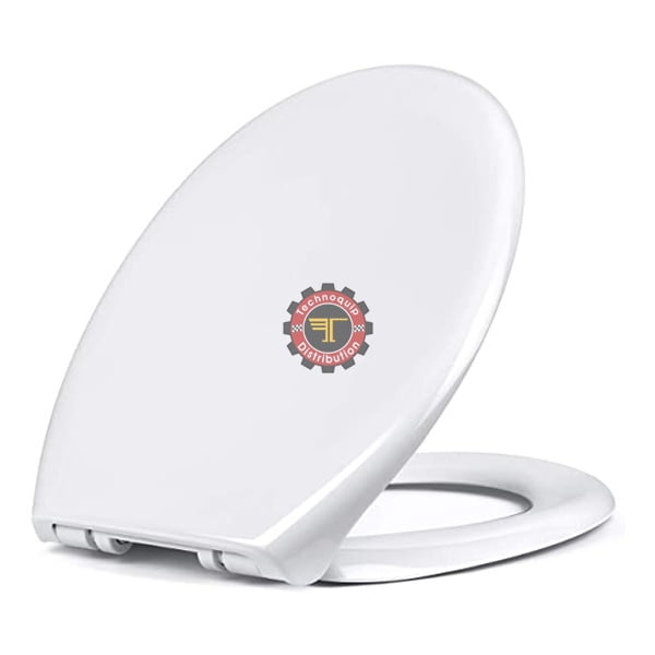 Abattant polypropylène blanc plastique