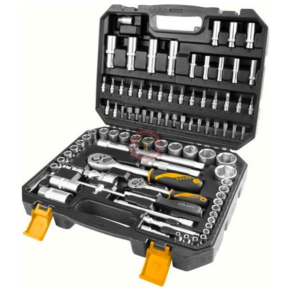 Jeu de 94 pièces pour cliquet 1/4″ & 1/2″