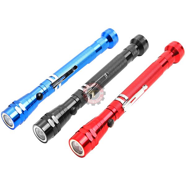 Lampe torche LED extensible et magnétique