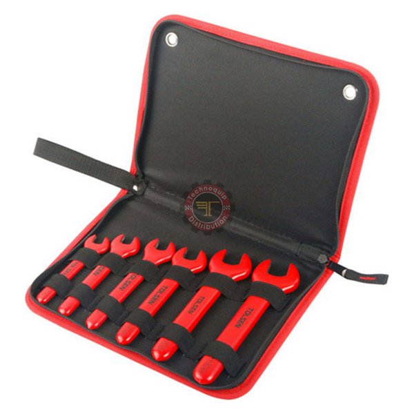 Jeu de 6 clés à fourche simple isolée 1000V CR-V