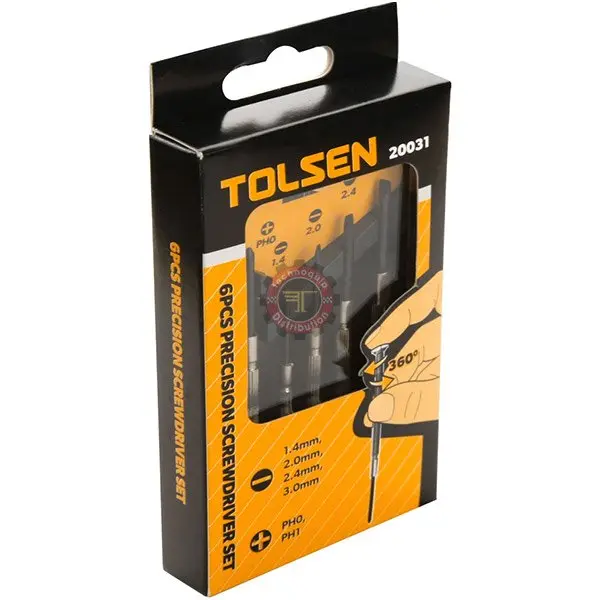 Jeu de 6 tournevis de précision