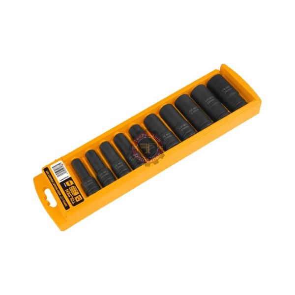 Jeu de 10 douilles à chocs profondes 1/2″