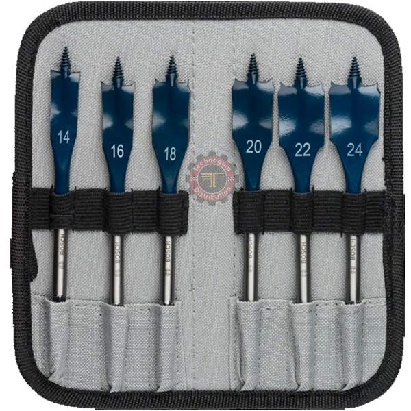 Coffret de 6 mèches plates selfcut speed Bosch