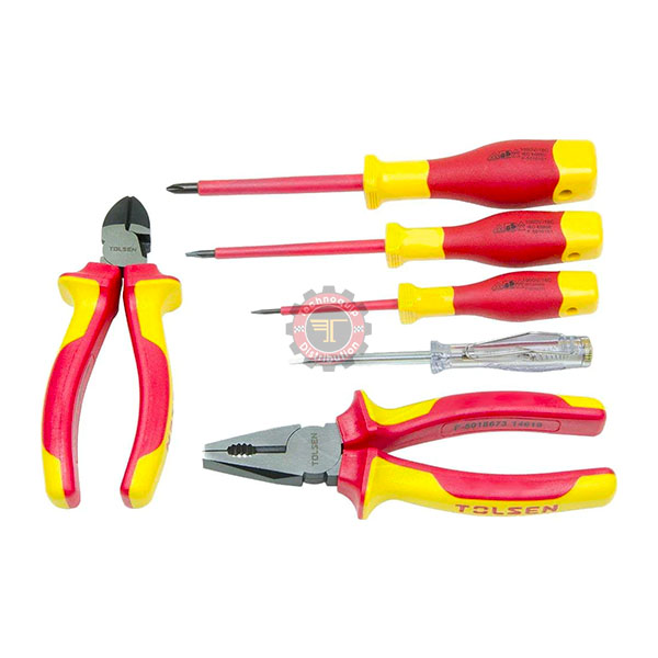 Jeu de 6 outils isolées 1000V