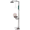 Douche plus douche oculaire SS-S150 en acier inoxydable