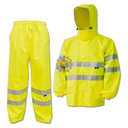 Ensemble pluie haute visibilité XL