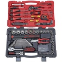 Coffret de douilles et accessoires 1/4" & 1/2'' 100 pièces