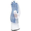 Gants en tissu enduit de picots en PVC