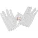 Gants polyester rayés antistatique