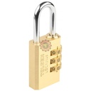 Cadenas en laiton avec code industriel