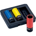 Jeu de douilles à chocs 1/2" pour roues de 17-19 & 21mm