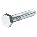 Vis tête hexagonale filetage complet acier galvanisé 4.8 de M10 à M20