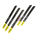 Jeu de 5 lames scie sauteuse bois
