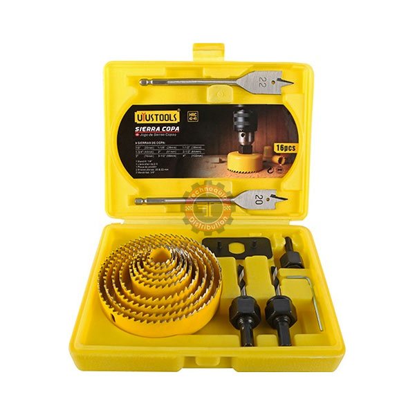 Coffret scie à cloche 16 pièces