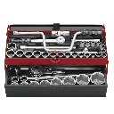 Coffret douille 1/2 - 3/4 mm Facom SK.453N