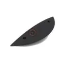 Embout de ralentisseur en caoutchouc noir 50 cm 