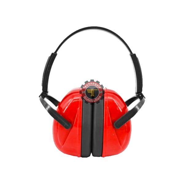 Cache-oreilles De Sécurité à Réduction De Bruit, Cache-oreilles De  Protection Anti-bruit Réglable Noir Et Rouge Pour Les Industries Pour 