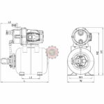Pompe centrifuge auto-amorçante en inox LKJ-1SA LEO tunisie