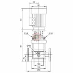 Pompe multicellulaire verticale en inox LVS15 LEO tunisie