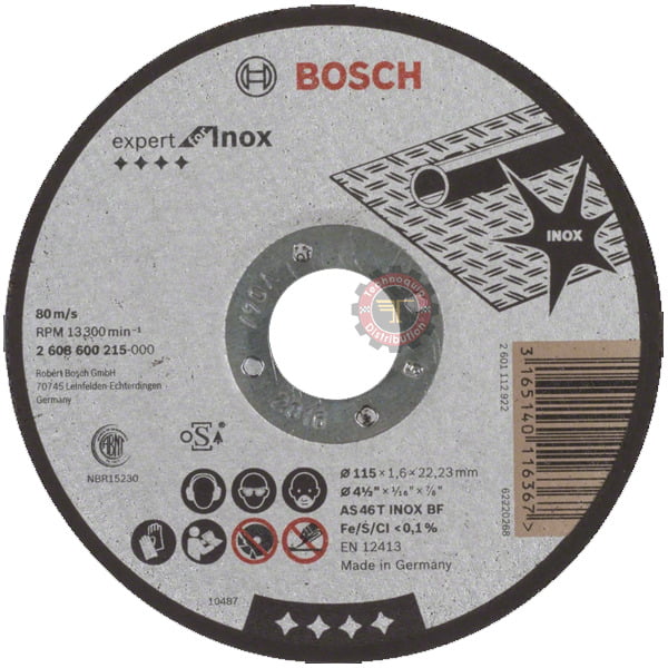 Bosch Accessories 5 pièces Disque à tronçonner E…