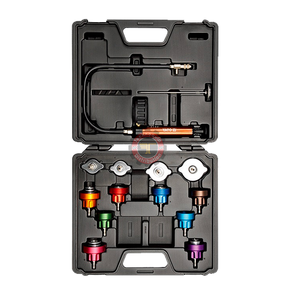 kit de diagnostic radiateur universal aluminium 14 pièces yato YT-0672